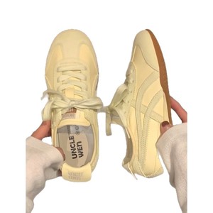 Retro Lace-Up Training <strong>Shoes</strong> Women's 2025 New Autumn Soft-Soled Casual Sports Student Flat All-Match White - Product Image 5