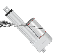 Mini actionneur linéaire électrique industriel 12V 24V 2000N 20mm/s, tige télescopique en acier inoxydable, étanche, pour automatisation marine