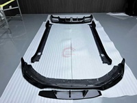 Kit carrosserie amélioré en fibre de carbone sèche style SD (lame avant, jupes latérales, diffuseur arrière) pour Porsche Panamera 971 2017-2023