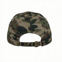 Casquette de baseball vintage non structurée à 5 panneaux en coton de haute qualité, motif camouflage arbre, broderie personnalisée, pour l'extérieur