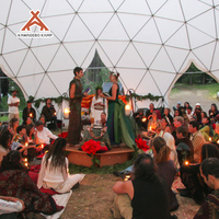 Dôme géodésique de grande taille Kawagebo Kamp (KK) 36M, tente igloo pour glamping, tente de luxe pour salons professionnels, événements, mariages et fêtes