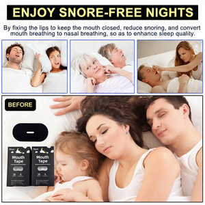 Lijitang Mouth Tape for Snoring and <strong>Sleep</strong> <strong>Apnea</strong> Breathable, Hypoallergenic, Comfortable, Non-Toxic <strong>Sleep</strong> Aid Mouth Tape - Product Image 2