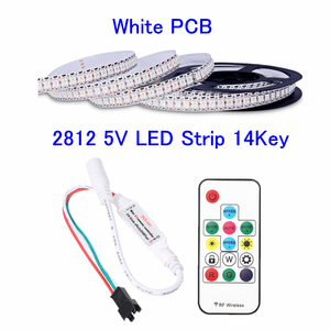 Bande lumineuse Flexible à 60Led <span class=keywords><strong>WS2812b</strong></span>, lumière colorée, <span class=keywords><strong>ruban</strong></span> d'éclairage, DC5V 5050 SMD, individuelle adressable, 60 diodes/m - Product Image 2
