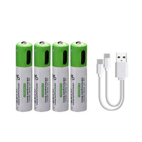 Batteries rechargeables au lithium-ion SMARTOOOLS personnalisées 1,5 V AAA 400 mAh, charge rapide USB Type-C, pour jeux et enceintes, en stock