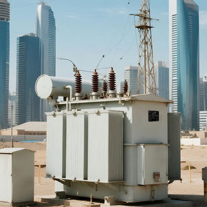 Transformateur triphasé immergé dans l'huile, élévateur/abaisseur de tension, 30-35000 kVA, système de distribution à refroidissement hermétique ONAN/ONAF - Product Image 3