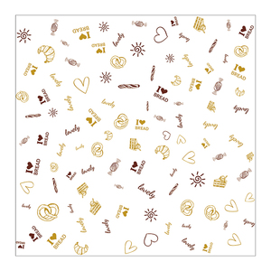 18*18cm biểu tượng tùy chỉnh in Deli thịt Hamburger Frie Burger bánh sandwich bọc sáp tờ gói thực phẩm không thấm mỡ giấy - Product Image 5