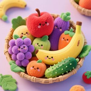 Juguetes de Peluche de Frutas y Verduras de Diseño Moderno, Peluches de Frutas Personalizados de Alta Calidad - Product Image 1