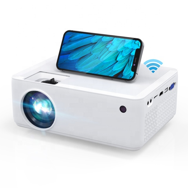 Everycom B10 8500Lumens LED Native 1280*720 HD 1080P Supported Mini Outdoor Movie Proyector Portable Projector