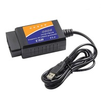 Escáner OBD2 ELM 327 Compatible con For-scan, Modificado para Ford, con Chip PIC18F25K80 CH340, Cable USB Convertido HS-CAN MS-CAN
