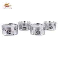 Piston en aluminium forgé 4032 amélioré Kingtec Racing L15A pour Honda Jazz City Fit Freed 1.5L - Composants d'assemblage moteur