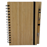 Carnet en bambou personnalisé avec stylo, carnet en bambou écologique, carnet en bambou