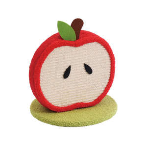 Griffoir vertical pour chat en sisal durable, jouet anorexique, colonne de griffage en forme de pomme, jouet tridimensionnel résistant à l'usure - Product Image 5