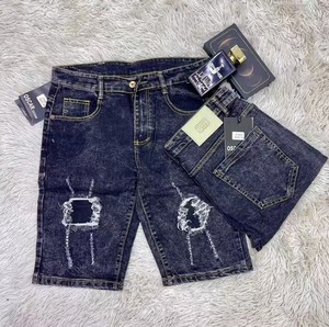 Shorts <span class=keywords><strong>en</strong></span> <span class=keywords><strong>jean</strong></span> amples et décontractés pour hommes, parfaits pour l'été - Product Image 6