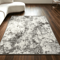 Tapis vintage abstrait imprimé effet vieilli, tapis moderne pour salon, chambre à coucher, décoration intérieure