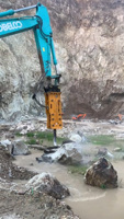 Cincel de 140 mm, 20 Toneladas, Rompedor de Rocas para Excavadora SB81, Martillo Hidráulico Compatible con CAT 320, Komatsu PC200, Sany SY215