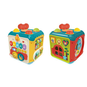 Giocattolo per bambini a sette lati <span class=keywords><strong>puzzle</strong></span> che bussa musicista che batte batteria musica leggera a sette lati giocattoli di allenamento cognitivo per bambini - Product Image 1