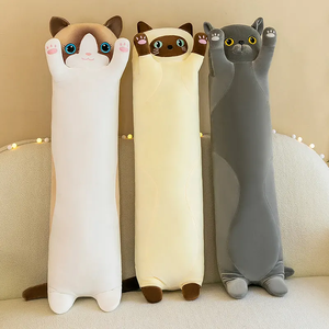Hot Sale Niedriger Preis Großhandel Lange Katze Plüsch Körper Kissen Kätzchen Plüsch Wurf kissen Puppe Spielzeug Geschenk Für Freundin Lange Katze Plüsch - Product Image 2