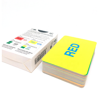 Cartes à jouer en papier pour jeux de famille, design élégant, vernissage mat, 4 couleurs, écologiques, durables, promotionnelles
