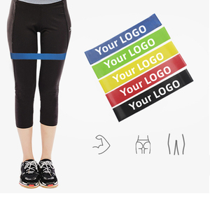 कस्टम लोगो लोचदार शारीरिक व्यायाम बैंड फिटनेस लूप टैप प्रतिरोधी बैंड - Product Image 4