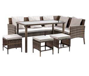 أثاث فناء راتان من الخوص البولي إيثيلين الخارجي 6. - Product Image 1