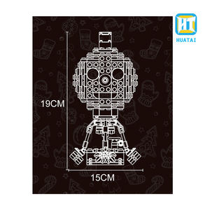 312-315 moderno DIY PVC modelo juegos de juguetes creativo Mini autobús bebida y ciudad transporte-edificios temáticos pequeño edificio 6 + cartón - Product Image 6