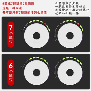 Seven Star Float Line Set Pre Tied Hook Sensitive For River Pond Fishing - Product Image 5