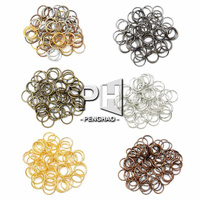 Lots d'anneaux connecteur pour fabrication de bijoux, pièces, taille 4/5/6/8/10mm, vente de fournitures en gros