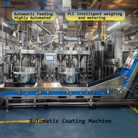 Machine de revêtement, torréfaction et assaisonnement des cacahuètes 500-1000 kg/h, Ligne de production de revêtement et de cuisson des noix