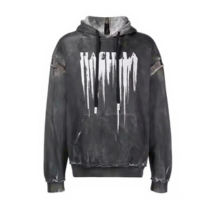 Sweat-shirts personnalisés de haute qualité pour hommes, fabriqués en usine, 100% coton, respirants, en tissu tricoté, col à capuche, pour l'hiver - Product Image 1