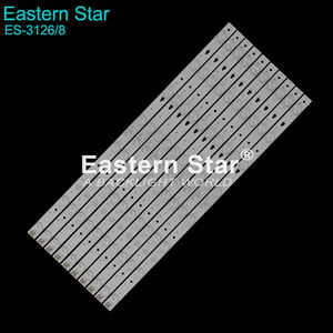 Tira de Luz LED para Retroiluminación de <span class=keywords><strong>TV</strong></span> ES-3126 LE48D8-03(D) PN:30348008220 para Haier 48UF2500 <span class=keywords><strong>Hitachi</strong></span> 49C60 49C61, 10 Piezas/Juego, 510 mm - Product Image 6