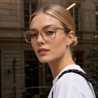 Lunettes optiques de style informatique en acétate TR90 pour hommes et femmes, montures de lunettes optiques personnalisées, vente en gros de montures de lunettes