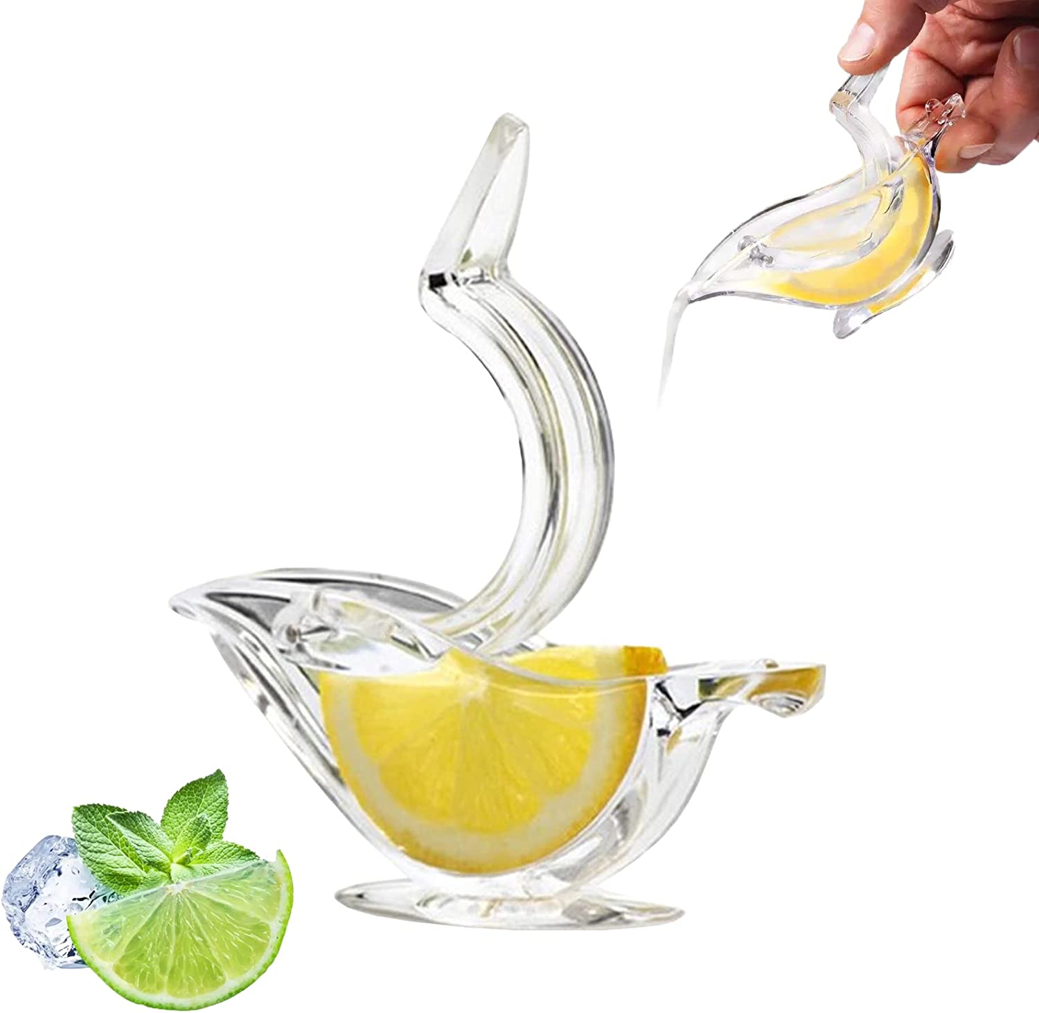 Manual Lemon Squeezer с Acrylic Holder, Bird Fsh Squeezer, Cocina Especial
