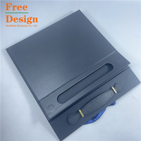Coffret Cadeau de Luxe Personnalisé Pliable à Couvercle Aimanté, pour Emballage de Mèches de Cheveux, Boîte Type Valisette Réutilisable pour Perruques
