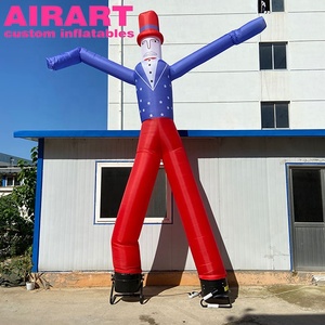 Ballon gonflable de danseur d'air de lavage de voiture, agitant l'<span class=keywords><strong>homme</strong></span> gonflable de ciel à vendre - Product Image 3