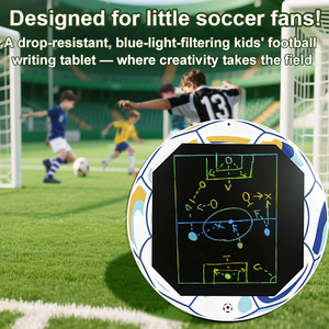 <span class=keywords><strong>Tablette</strong></span> d'écriture LCD en forme de ballon de football 2026 pour enfants, bloc-notes numérique électronique réutilisable pour <span class=keywords><strong>dessin</strong></span> et mémo, logo personnalisé - Product Image 5