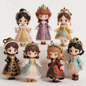 ODM Caja ciega aristocrática europea Figura de muñeca Personalizada Linda princesa Set Decoración Colección creativa Caja ciega Regalo - Product Image 3