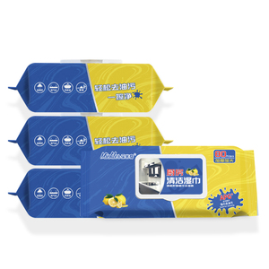 Vente en gros <span class=keywords><strong>de</strong></span> 80 lingettes nettoyantes pour cuisine, sans alcool, extra grandes, extra épaisses, pour éliminer la graisse rapidement - Product Image 1
