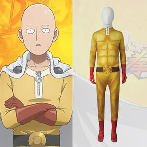 <span class=keywords><strong>Disfraz</strong></span> de Anime japonés para niños, traje ajustado de una pieza de actuación de profesor Saitama para <span class=keywords><strong>Halloween</strong></span> - Product Image 6