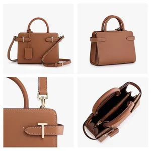 Professional Manufacturer Luxury Custom Logo Womens Leather Handbags Vegan Leather Ladies Crossbody Bag Backpack Womens Tote Bag