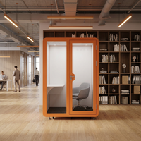Cabine d'enregistrement silencieuse, pod de bureau insonorisé, isolation acoustique, réduction du bruit pour bureau intérieur
