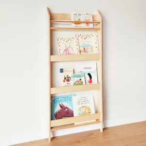 Children bookcase shelf over the door hanging closet hat organizer for book storage shelves closet display Montessori furniture