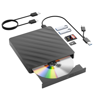 Graveur de CD/dvd/vcd <span class=keywords><strong>externe</strong></span> <span class=keywords><strong>Blue</strong></span>- <span class=keywords><strong>Ray</strong></span> multifonction 6 en 1 Graveur de lecteur Extension 4 ports Une ligne Double usage Usb 3.0 Type-C - Product Image 1