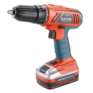 8891110 EXTOL Trapano/Avvitatore a Batteria Integrato con Torcia LED, Alta Coppia, Potente, a Due Velocità per Lavori in Ambienti Scuri - Product Image 1