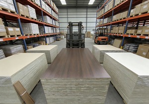 Placage de papier mélaminé <span class=keywords><strong>vert</strong></span> synchronisé à face Malacca, imprégné de mélamine, en cèdre de Malacca et <span class=keywords><strong>eucalyptus</strong></span>, 1220*2440mm, sans <span class=keywords><strong>peinture</strong></span> - Product Image 4