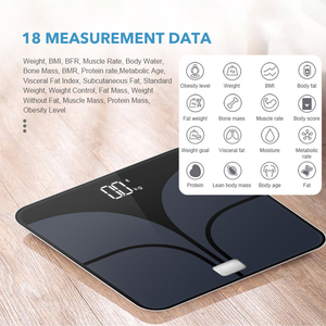 Smart BMI App numérique électronique pourcentage de mesure de la graisse corporelle <span class=keywords><strong>BMR</strong></span> échelle musculaire - Product Image 2