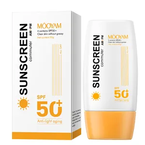OEM ODM Supplier Sunscreen SPF 50+ Sun Protection Sun Block Cream Long Lasting Moisturizing Body Facial MOOYAM Sunscreen SPF 50+