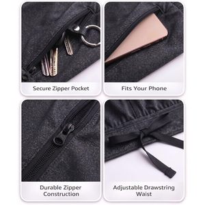 FOXA Pantalones cortos deportivos para mujer, entrepierna de 5 pulgadas, ligeros, atléticos, informales, con bolsillos con cremallera, de secado rápido, transpirables - Product Image 3