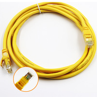 Cable de Red CAT5 CAT5E de 10m, Personalización ODM/OEM, CCA + RJ45, Ideal para Conexiones de Proyectores en Salas de Conferencias