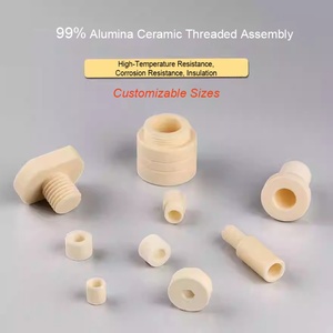 Piezas Estructurales de Cerámica de Zirconia CNC Personalizadas, Tuercas de Cerámica, Piezas Roscadas, Elementos de Fijación de Cerámica Anticorrosivos, Pulido Espejo - Product Image 2