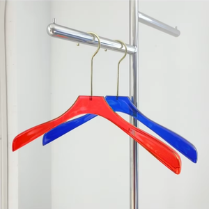 Nhựa Acrylic móc cho quần áo rõ ràng tùy chỉnh móc với logo quần áo trong suốt móc sang trọng cho vải - Product Image 1